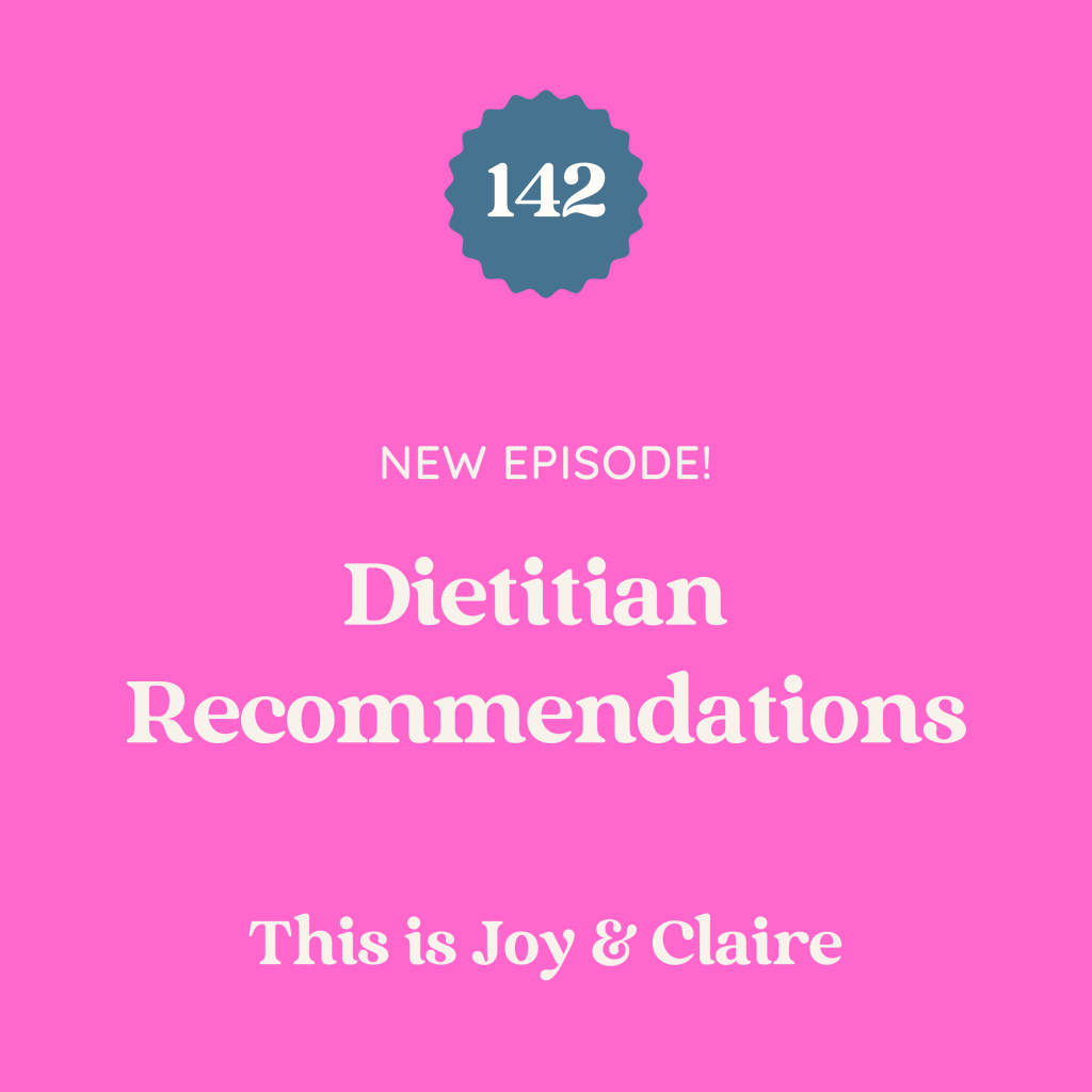 142: Dietitian Recommendations with Laura Ligos, RD