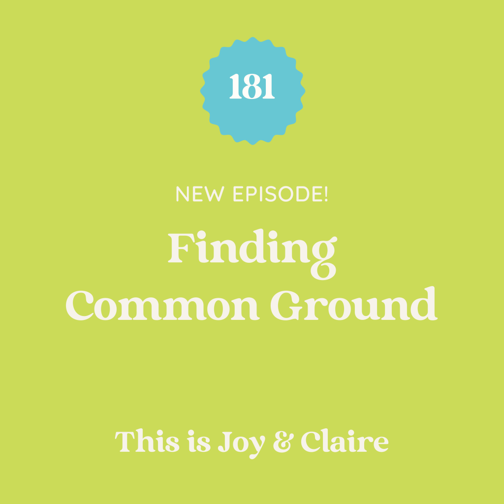 181: Finding Common Ground
