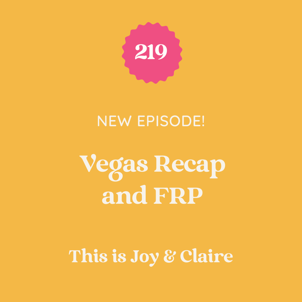 219: Vegas Recap and FRP