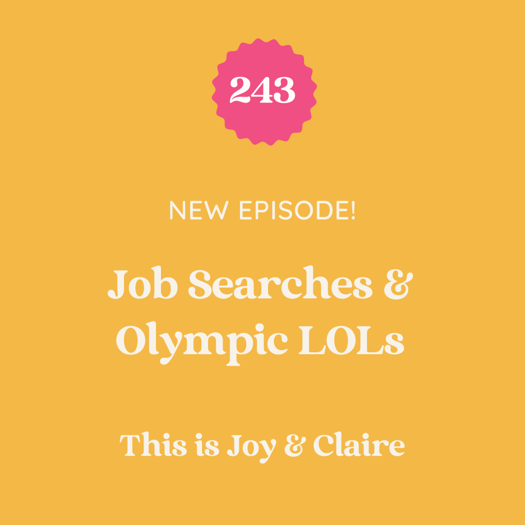 243: Job Searches and Olympic LOLs